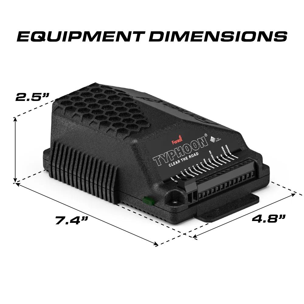 1 Feniex Typhoon Full Function Siren & 1 Triton Speaker Quick Kit