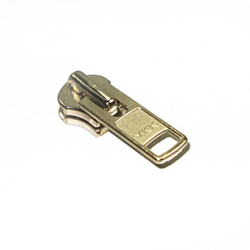#10 YKK Metal Short Tab Slider Nickel 5 Pack