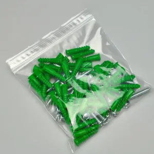 13" x 15" 4 mil Single Track Zipper Bag -- 2 Gallon Freezer Size, 500/CS