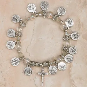 14 Stations of the Cross - Italian Charm Bracelet - Pack of 4