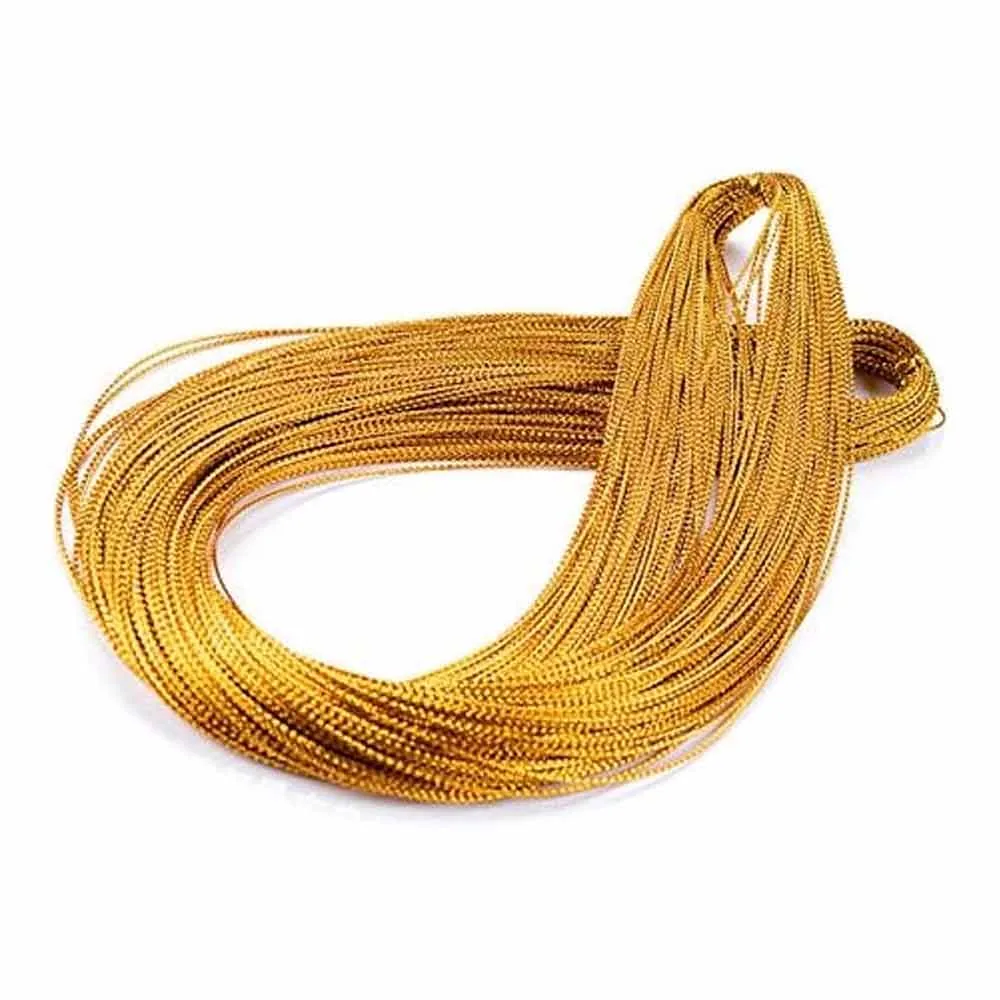 4 Packs Metallic Craft Cord Jewelry Making Thread Gift Wrapping String 80 Yards