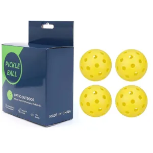 4pcs/set Pickleball Ball 74MM Durable 40 Holes Outdoor Pickleballs