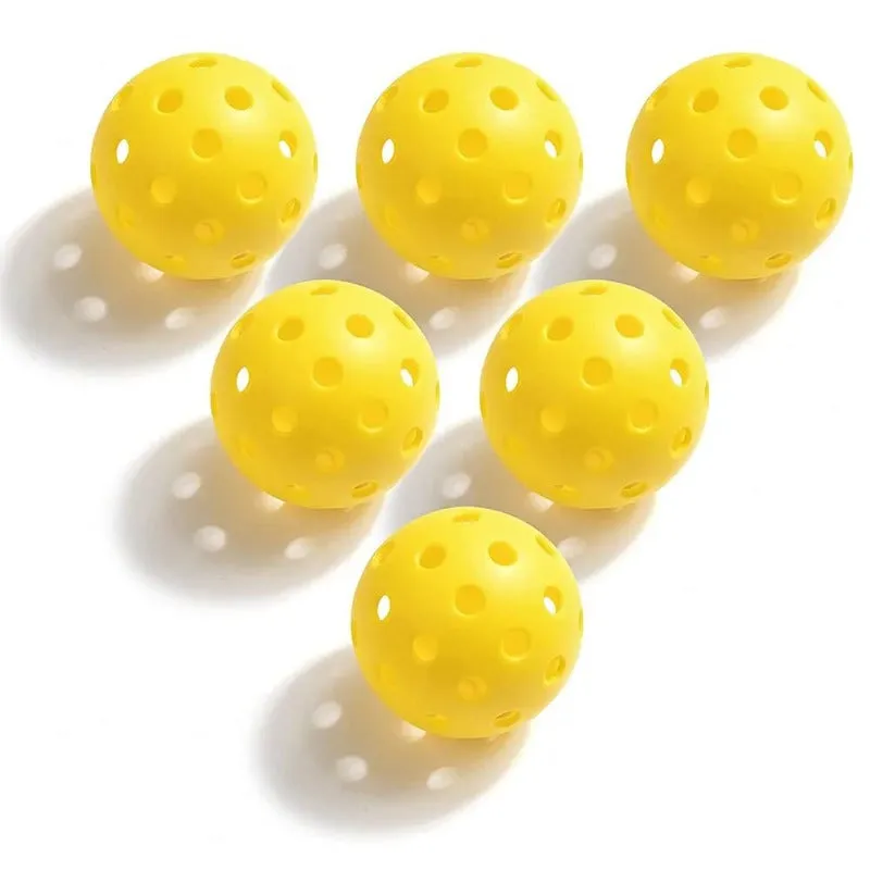 4pcs/set Pickleball Ball 74MM Durable 40 Holes Outdoor Pickleballs