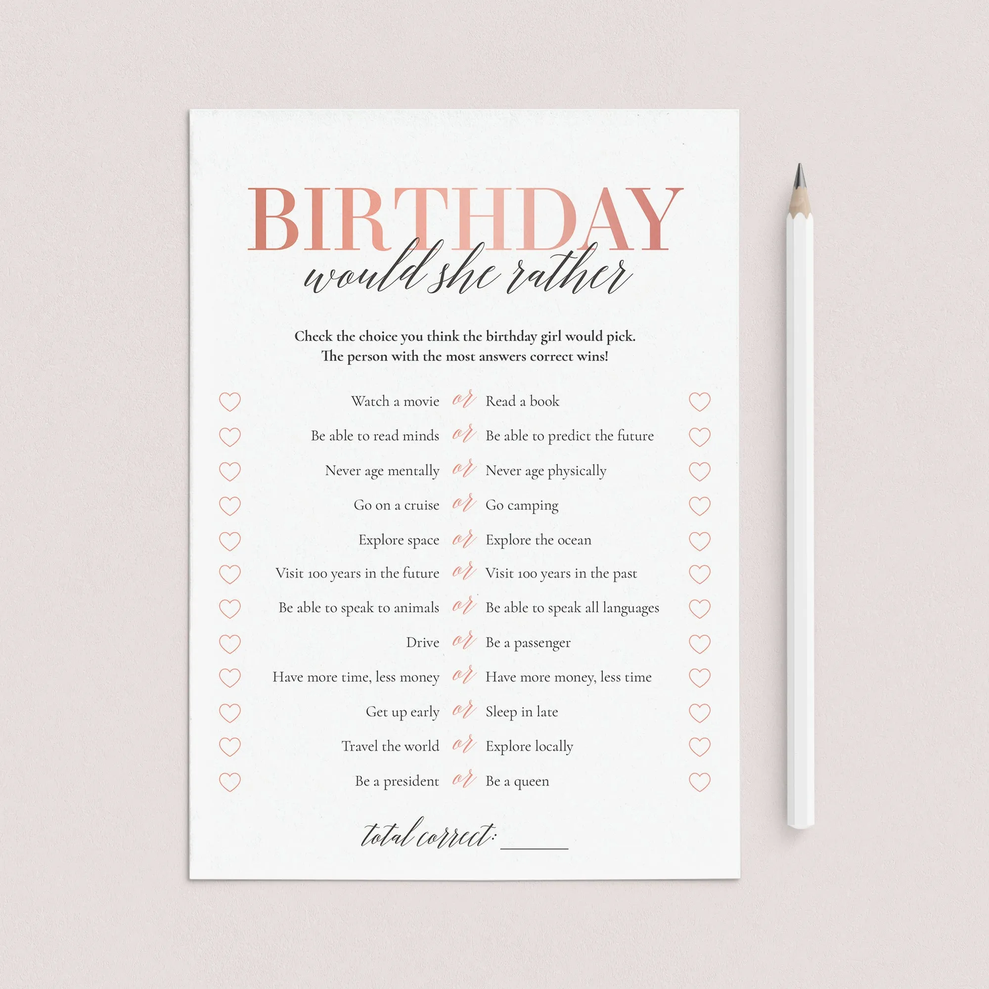 52nd Birthday Games For Women Born in 1972