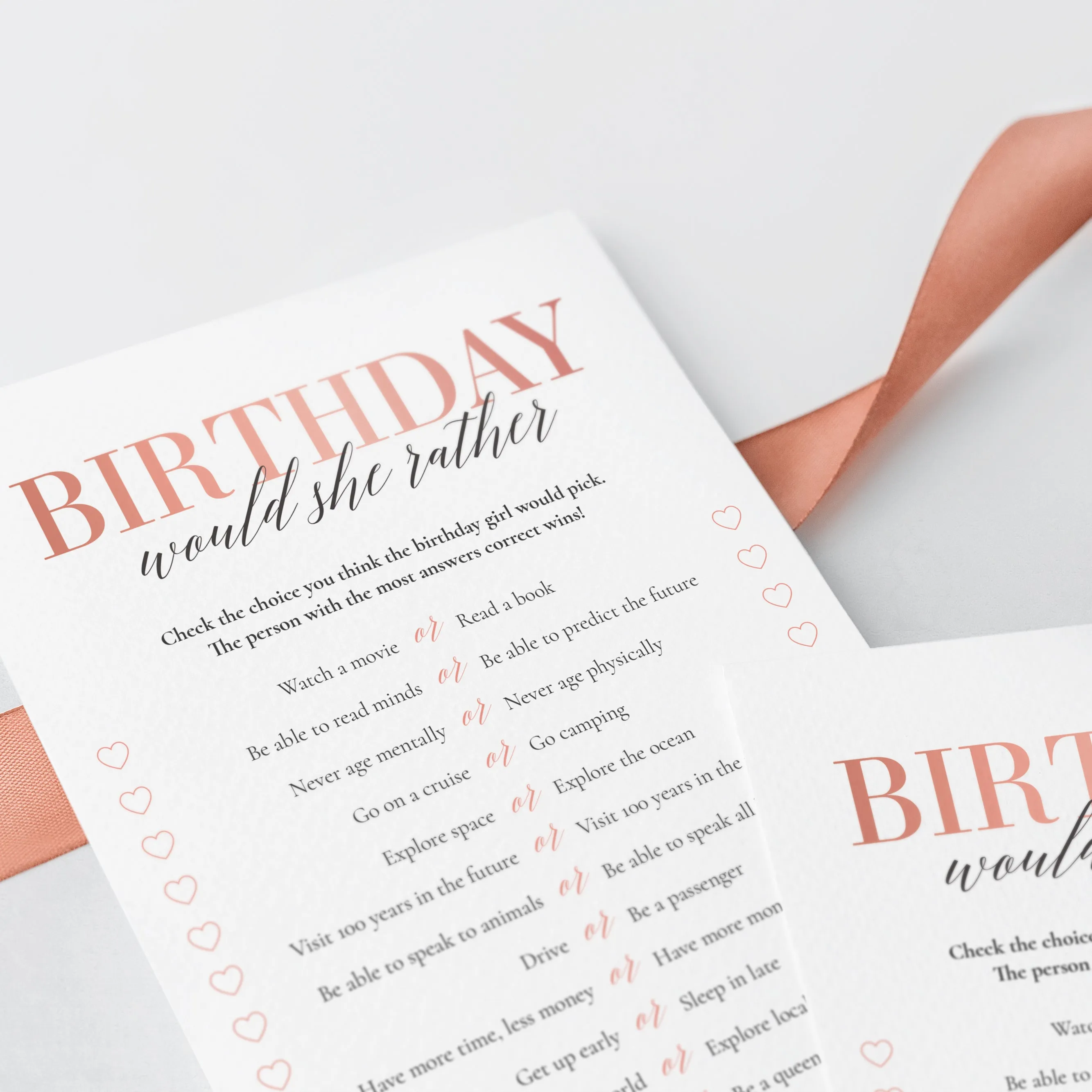 52nd Birthday Games For Women Born in 1972