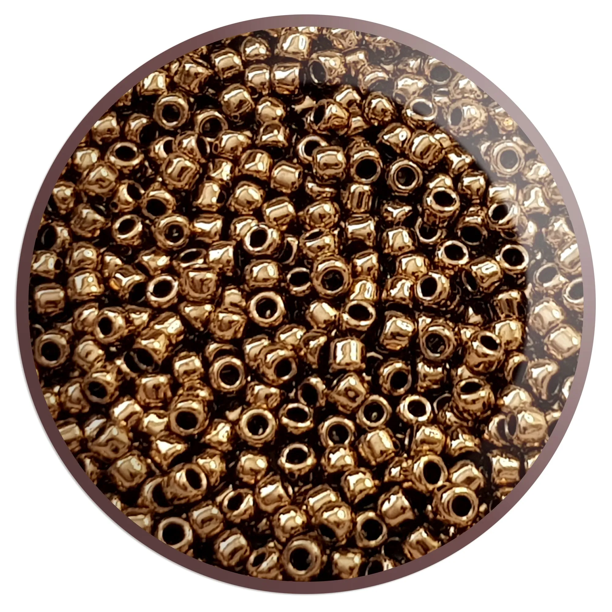 8/0 TR-221 Bronze Opaque Round 10g/30g Round Toho Seed Beads - Beading Supply
