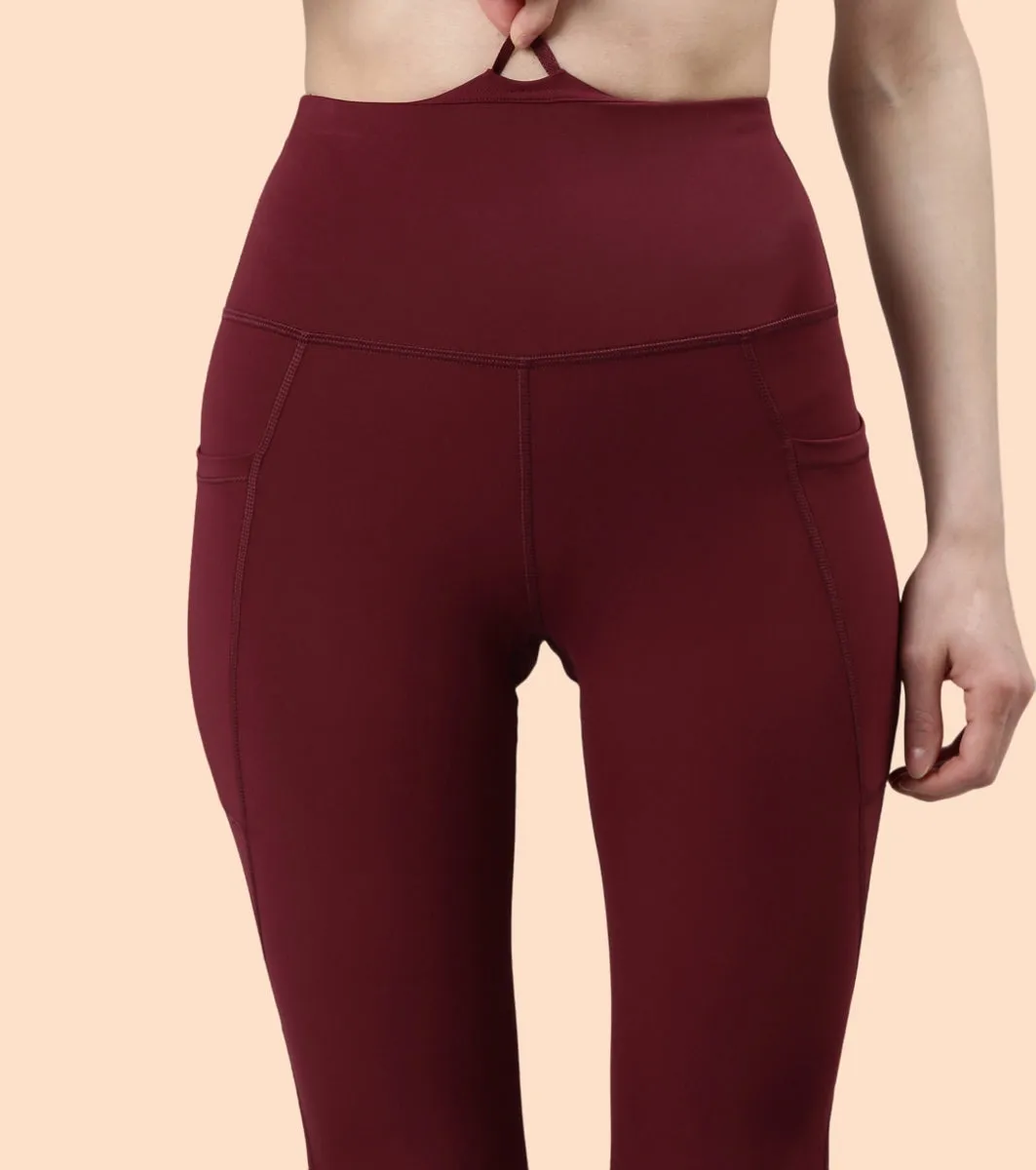 Active Capri Legging| Dry Fit Active Capri Legging With Reflective Graphic