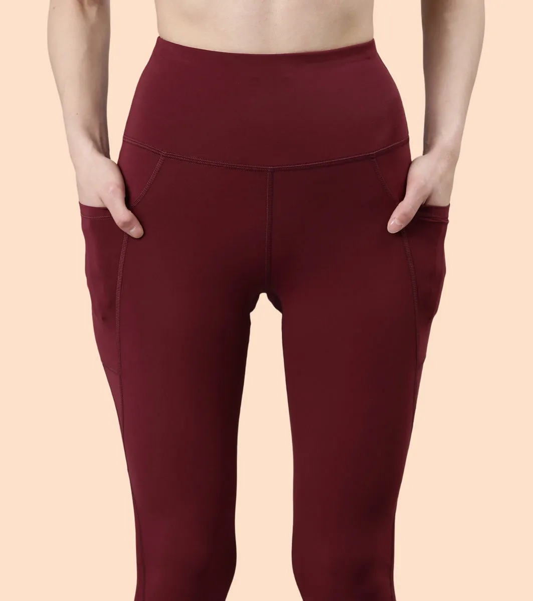 Active Capri Legging| Dry Fit Active Capri Legging With Reflective Graphic