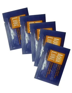 Aqualube Single Use Foil Lubricants - Water Based
