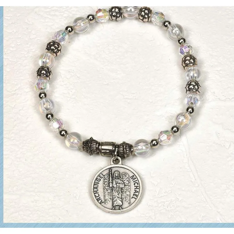 Archangel Michael - Italian Charm Bracelet - Pack of 4