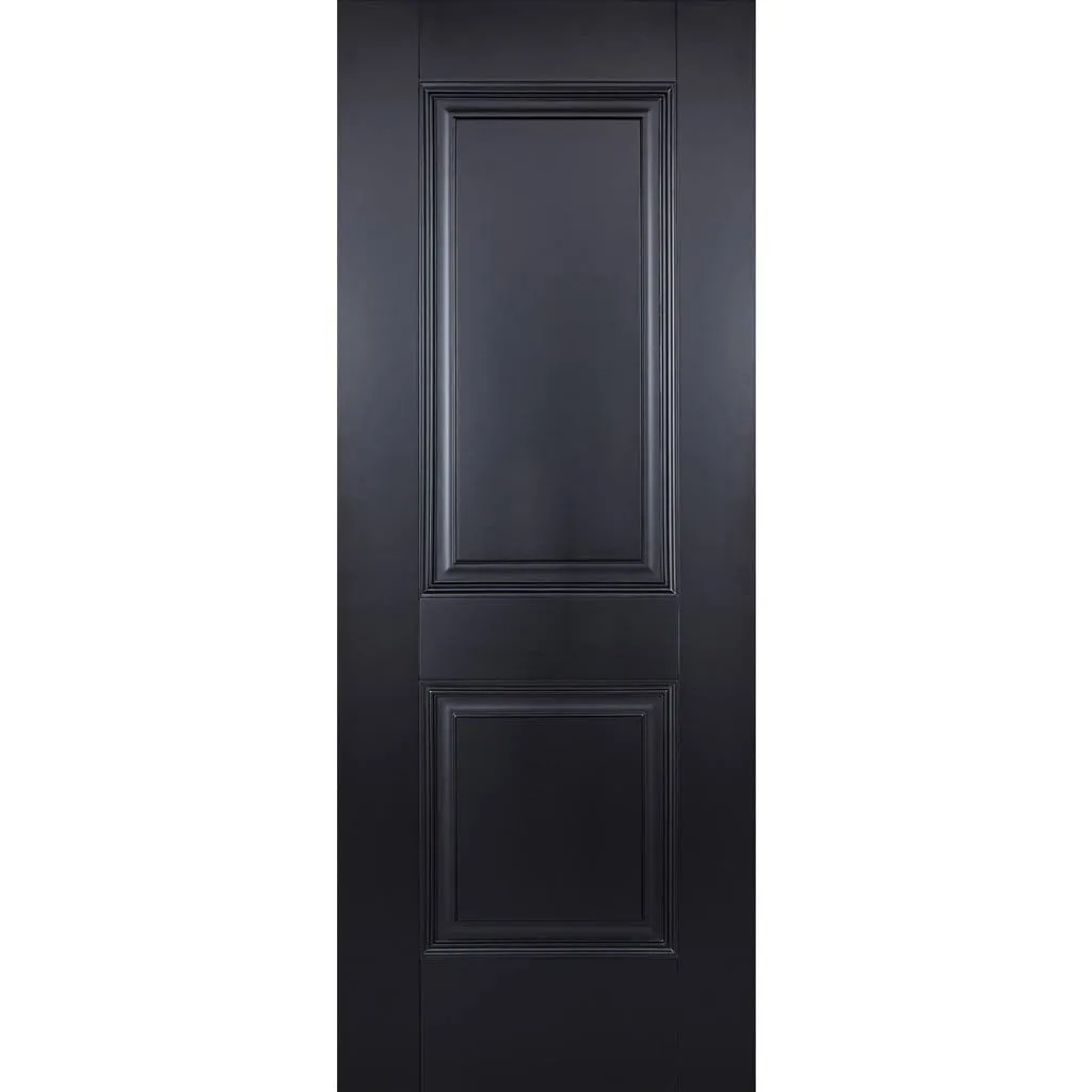 Arnhem 2 Panel Black Primed Internal Door
