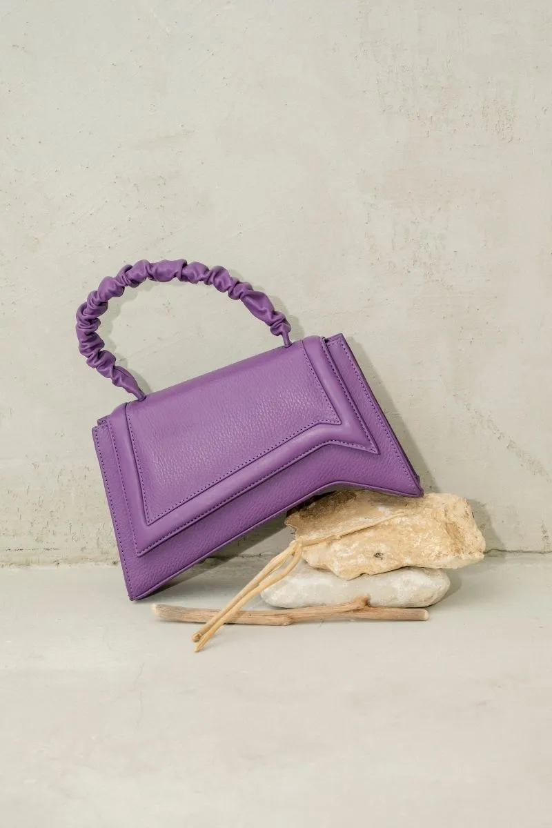 ASYA PURPLE TOP HANDLE BAG