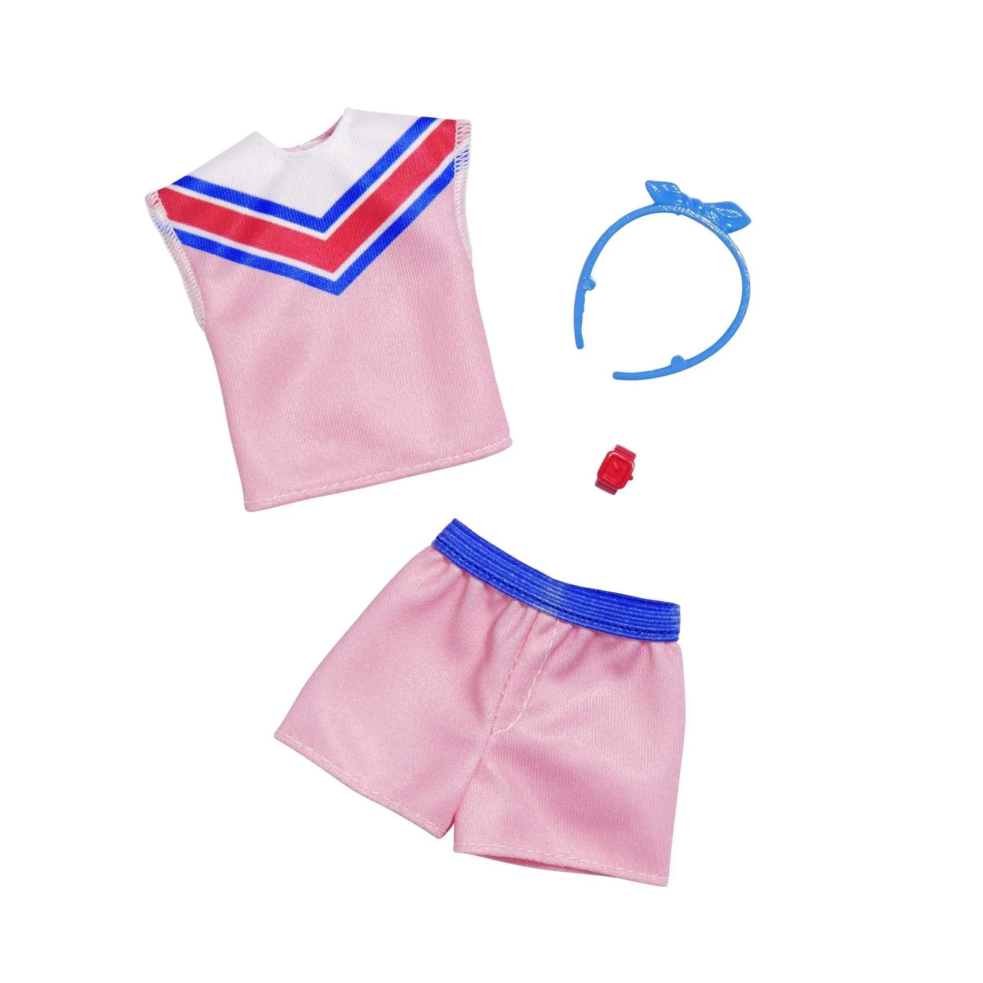 Barbie Complete Looks Fashions And Accessories Pink Athletics Top & Shorts