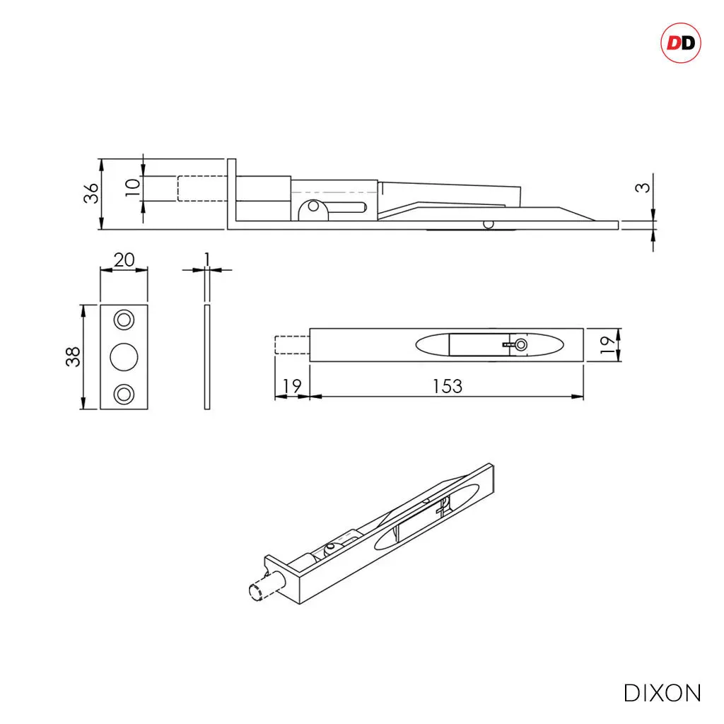Bari Double Door Lever Handle Pack - 8 Square Hinges - Satin Finish - Combo Handle and Accessory Pack