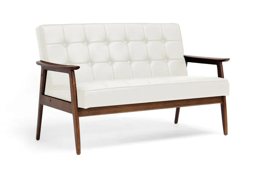 Baxton Studio Stratham Mid-Century Modern Sofa