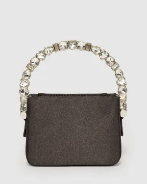 Black Kiara Top Handle Bag
