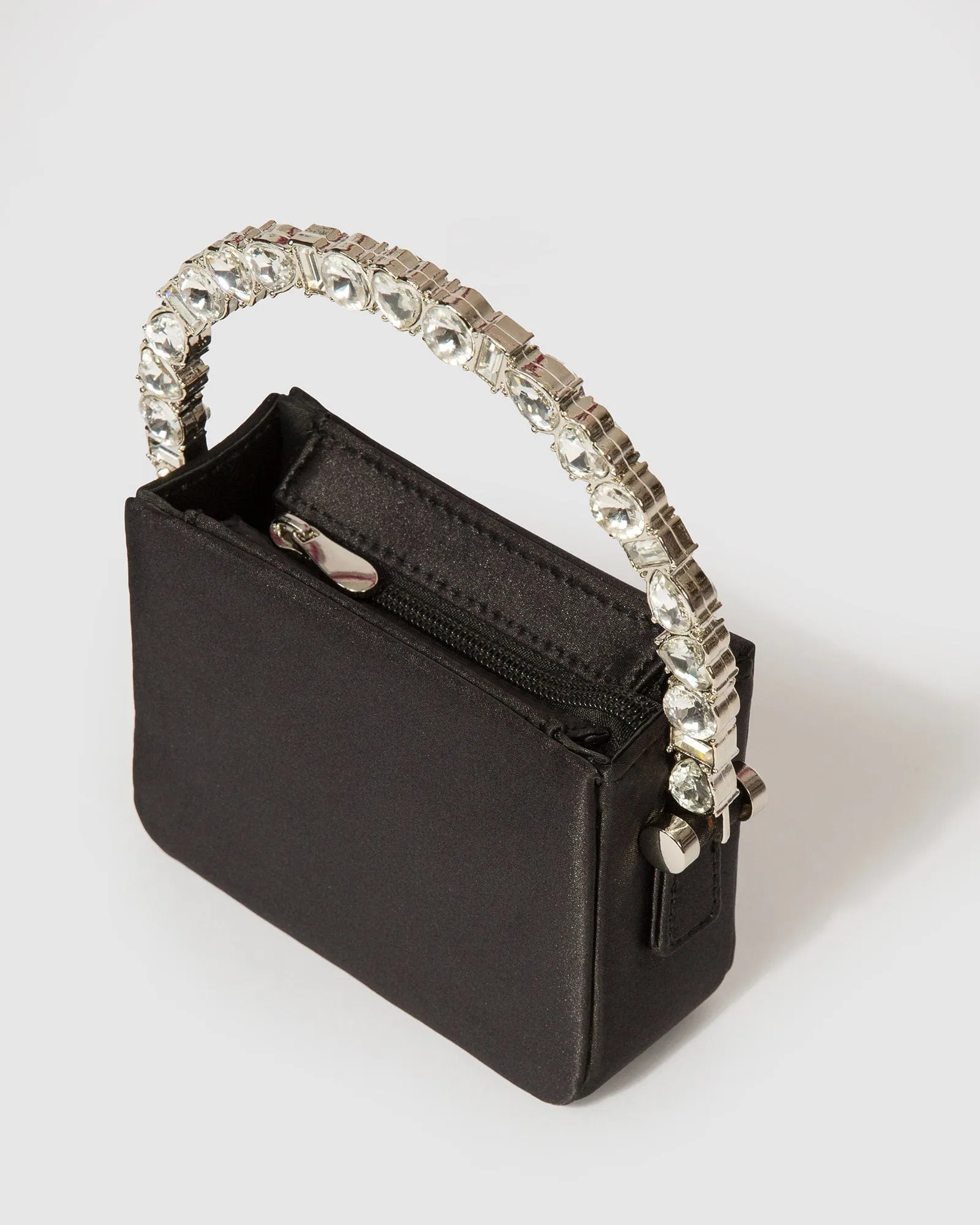 Black Kiara Top Handle Bag