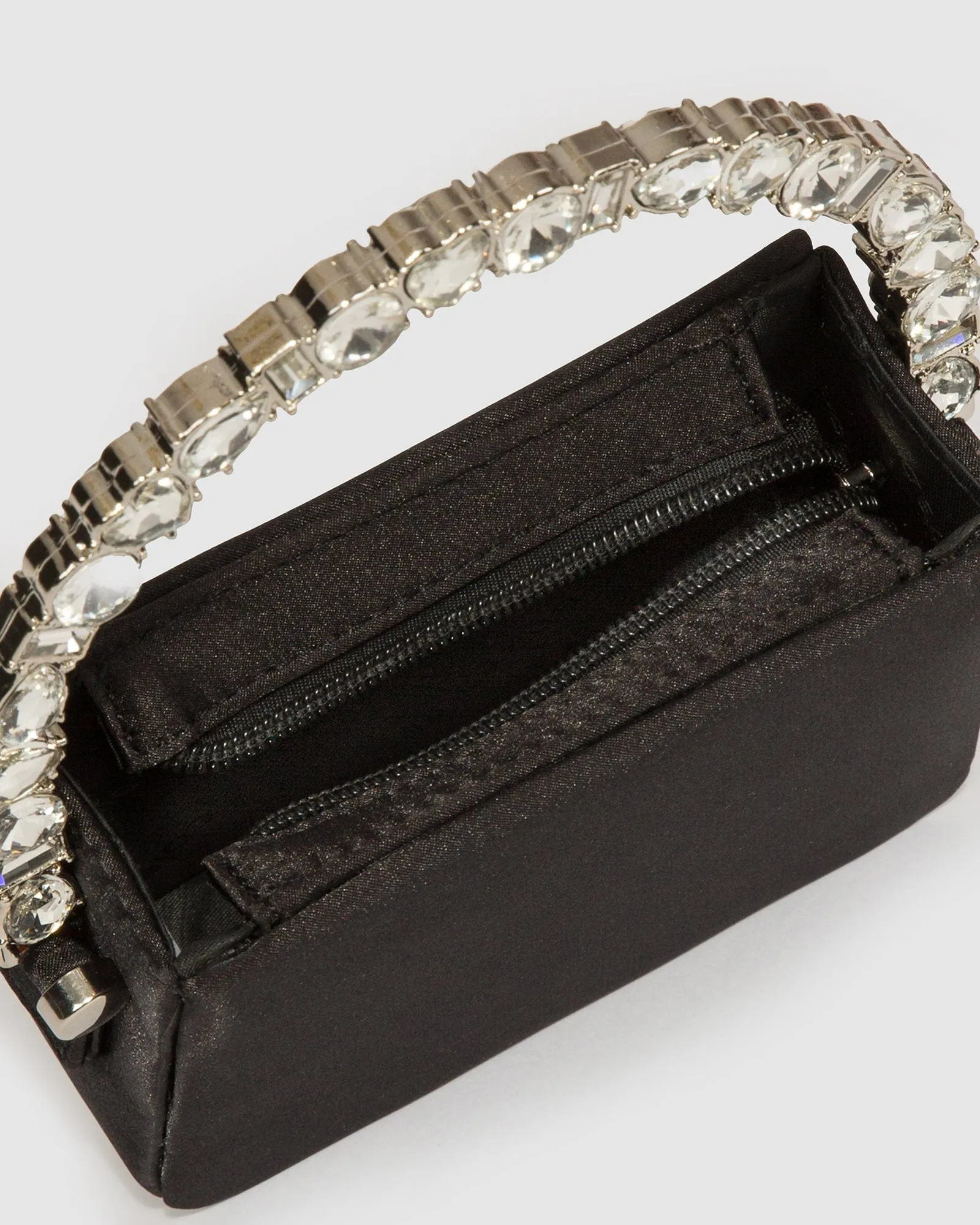 Black Kiara Top Handle Bag