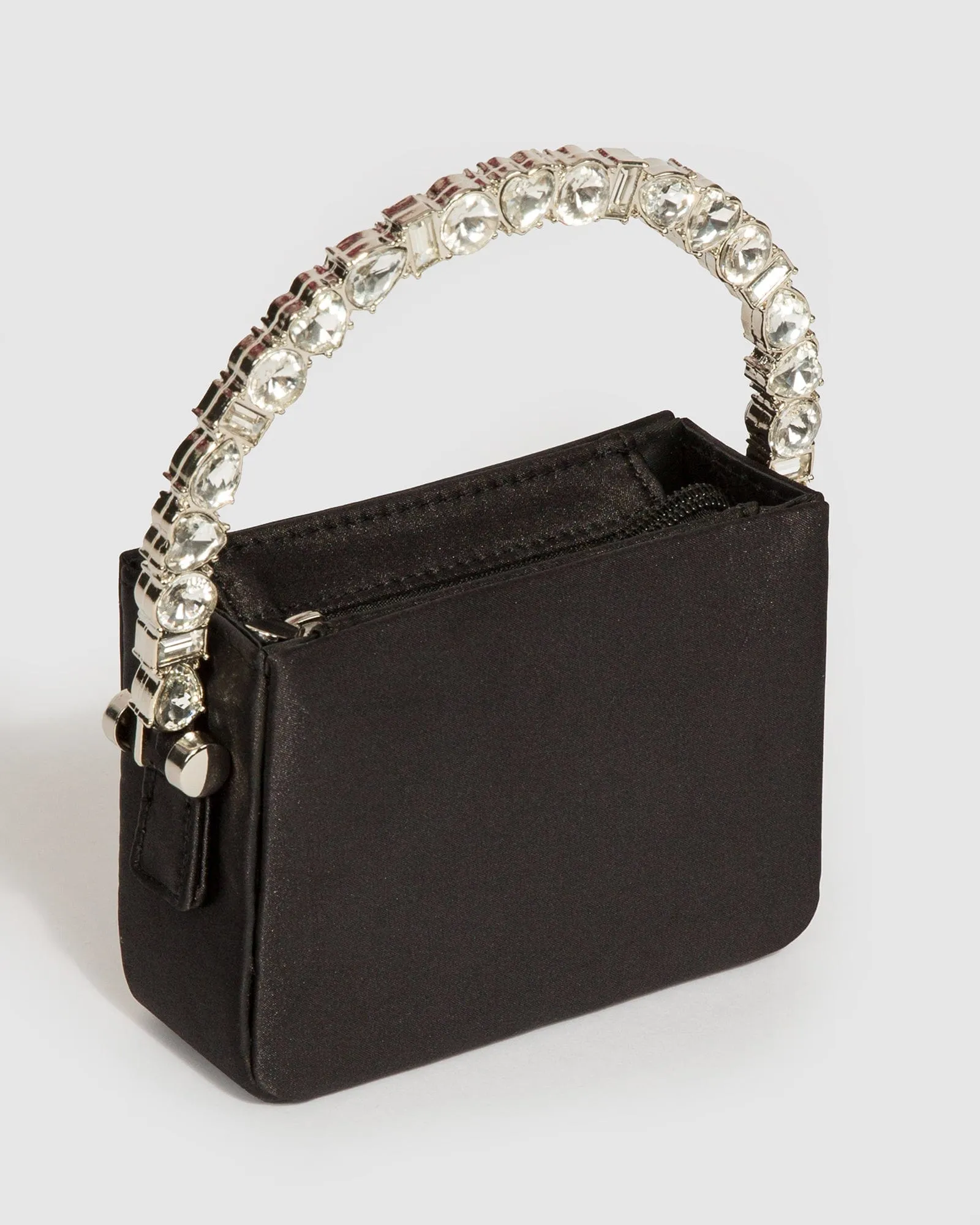 Black Kiara Top Handle Bag