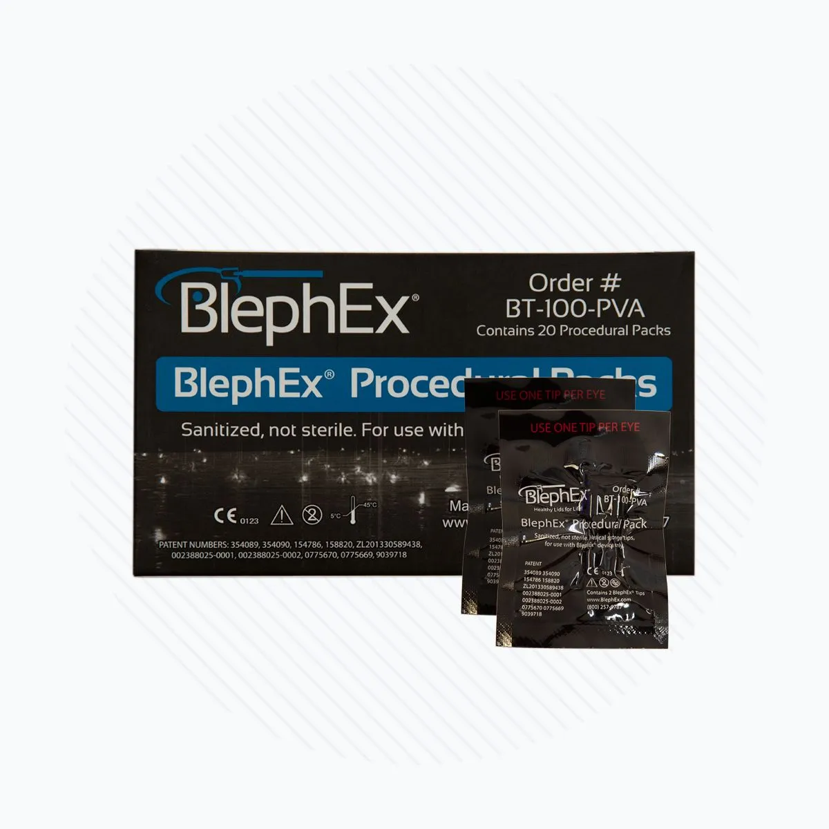 Blephex Procedural Packs (20 Packs or 40 Tips)