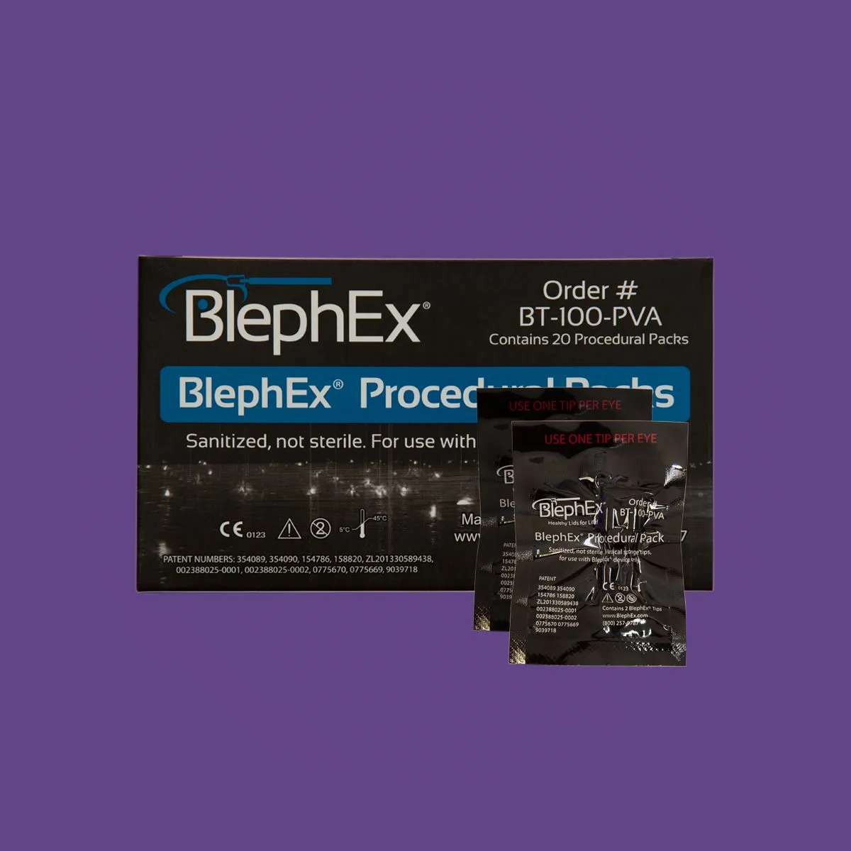 Blephex Procedural Packs (20 Packs or 40 Tips)