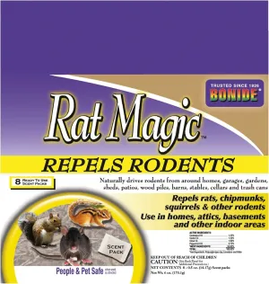 Bonide Rat Magic 8636 Rodent Repellent, Ready-to-Use :PK 8: QUANTITY: 1