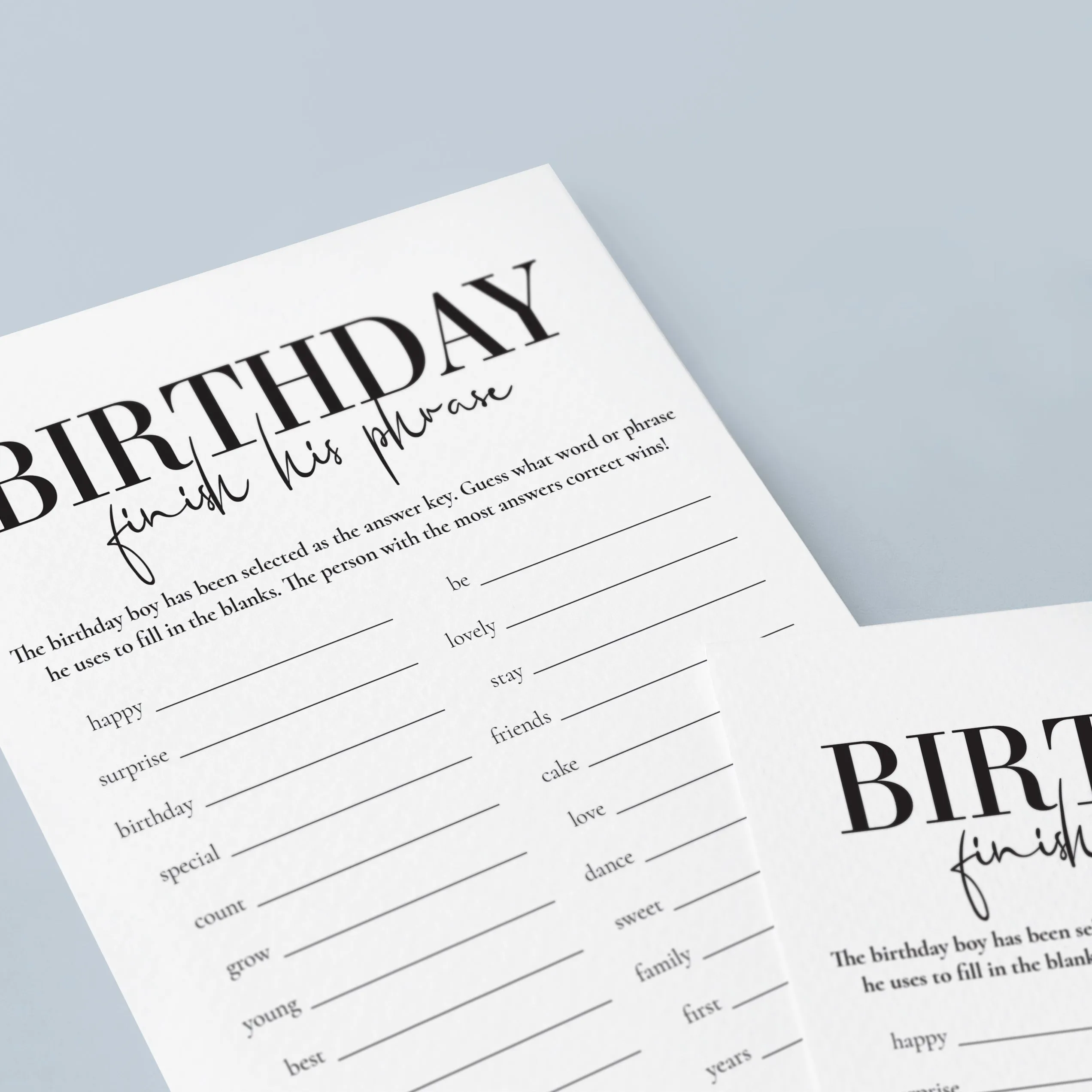 Born in 1993 31st Birthday Party Games Bundle For Men