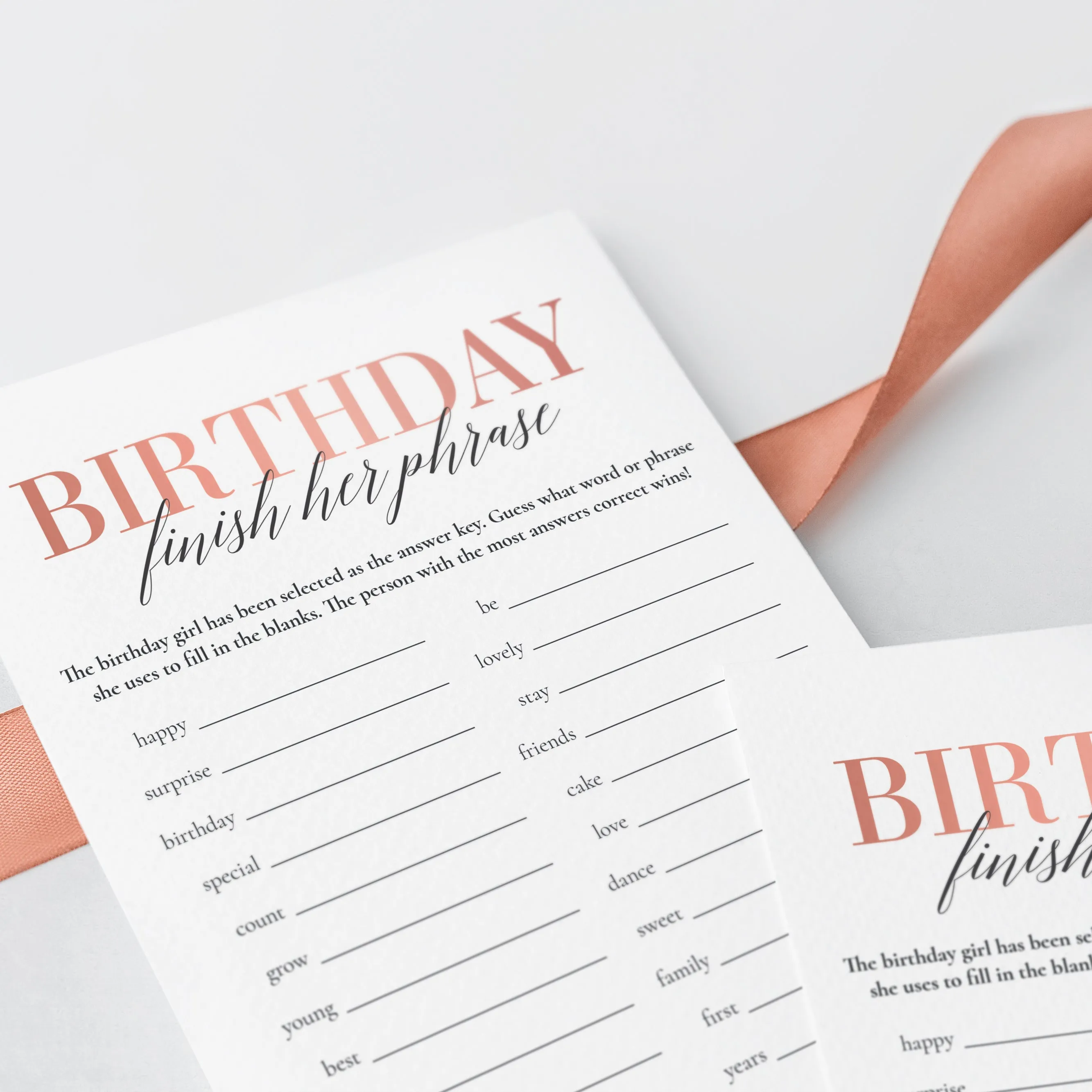 Born In 1998 26th Birthday Party Games Bundle For Women