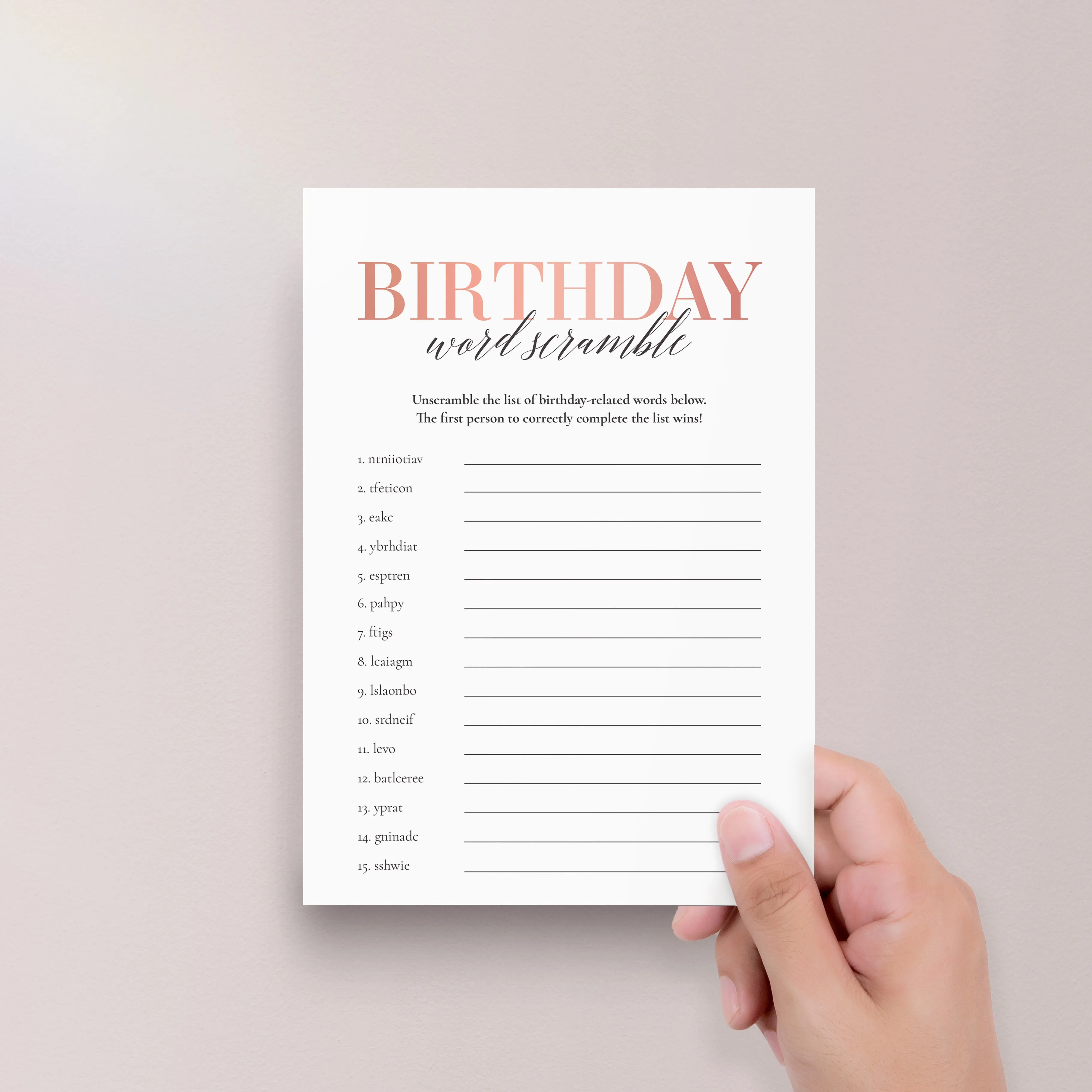Born In 1998 26th Birthday Party Games Bundle For Women