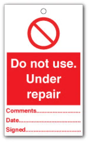 Do not use. Under repair