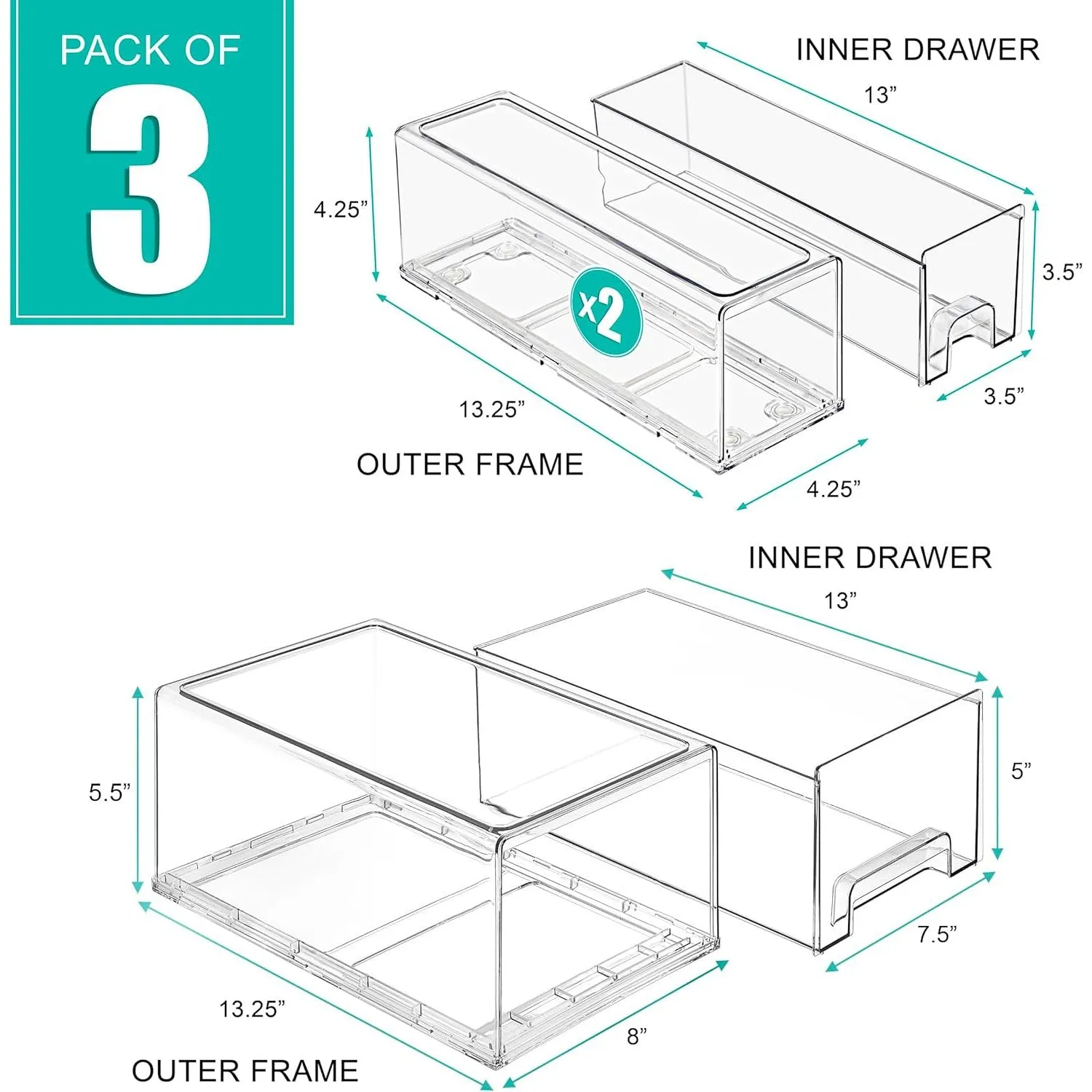 Fridge Drawers Packs