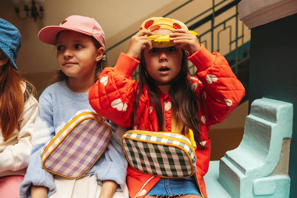 Hip Pack Travel | Fanny Pack | Gingham | Lilac