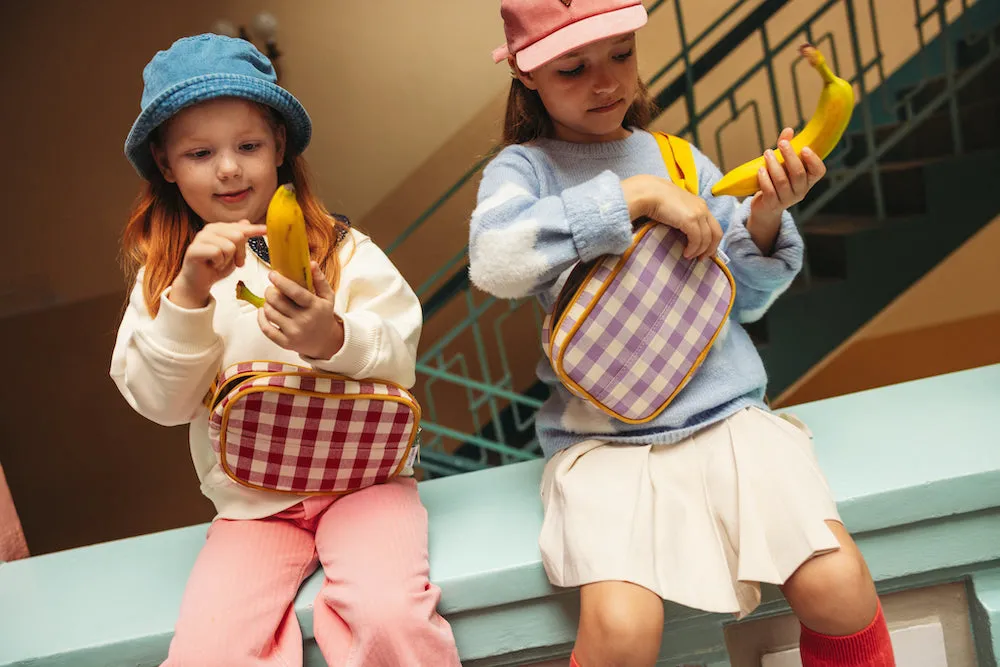 Hip Pack Travel | Fanny Pack | Gingham | Lilac