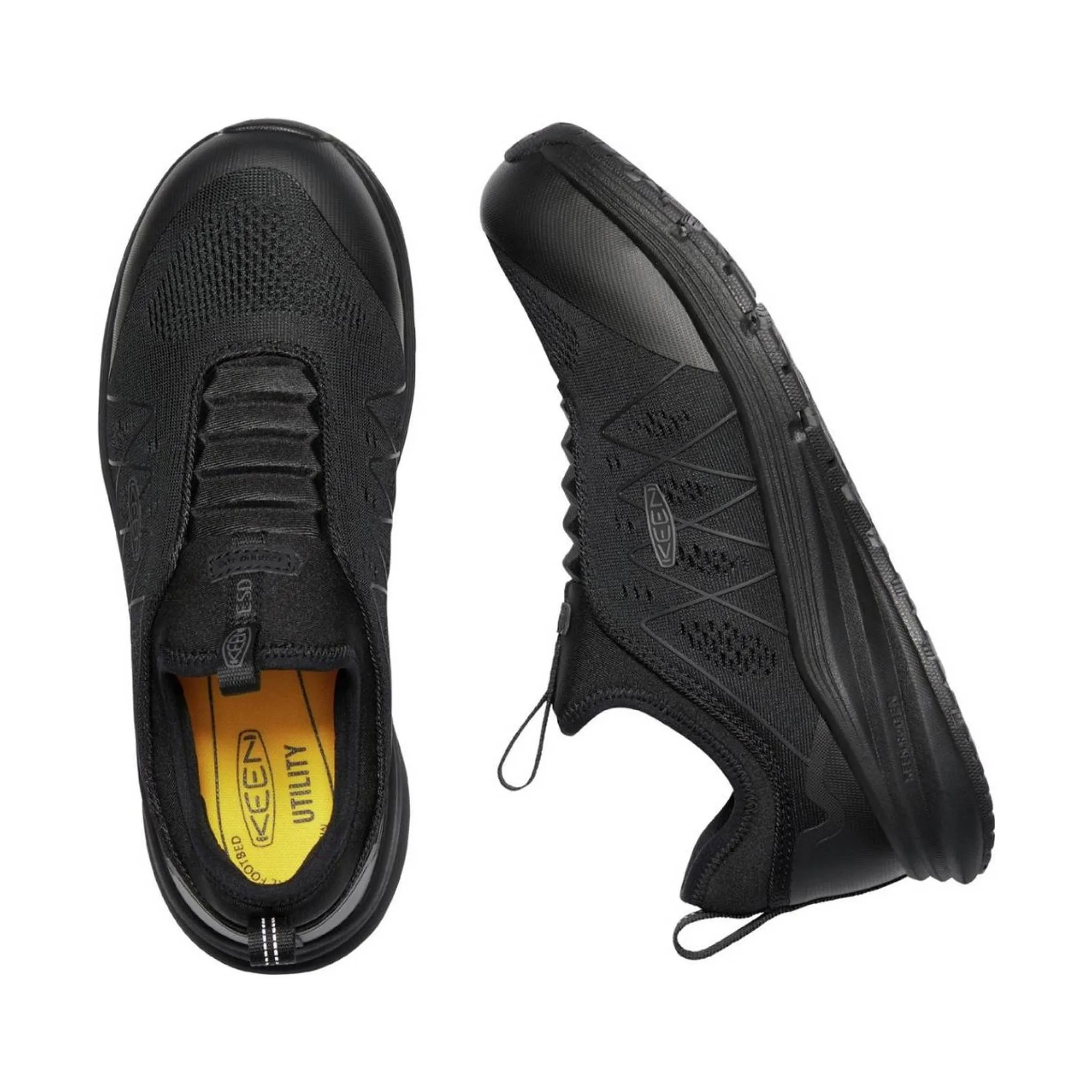 KEEN Utility Men's Vista Energy Shift ESD Carbon Fiber Toe Work Shoe - Black