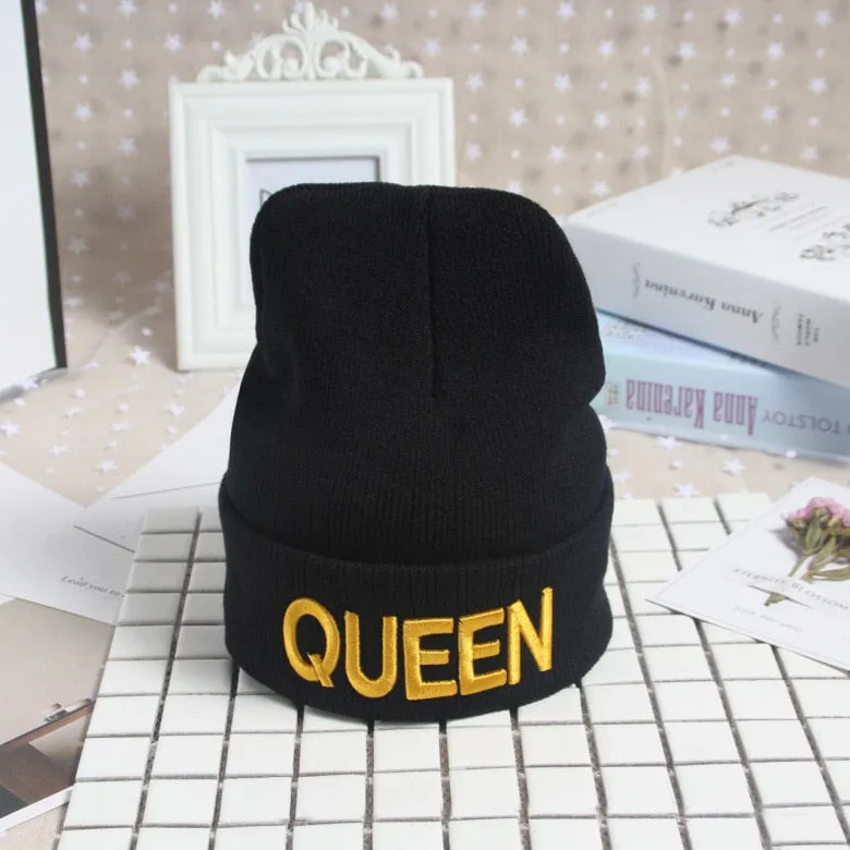 KING QUEEN Beanie