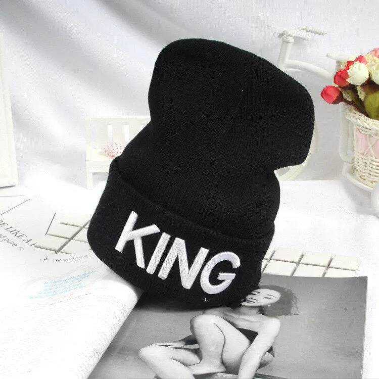 KING QUEEN Beanie