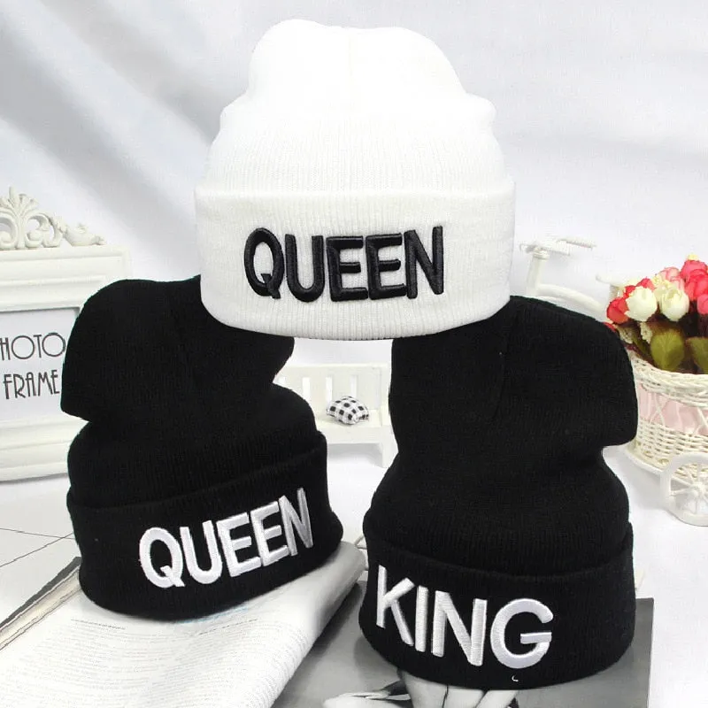 KING QUEEN Beanie