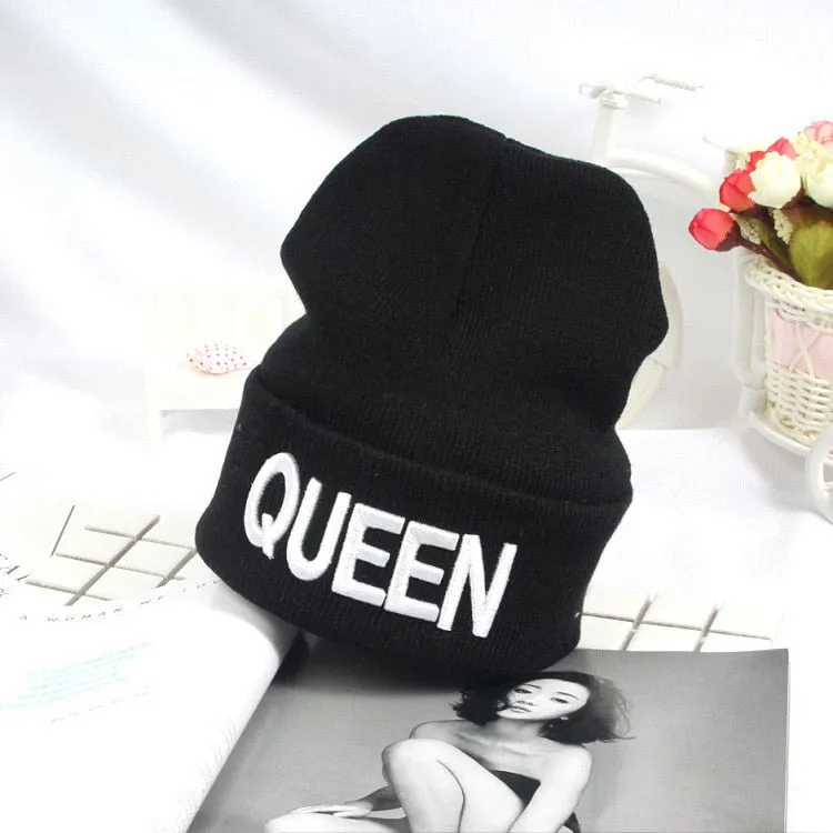 KING QUEEN Beanie