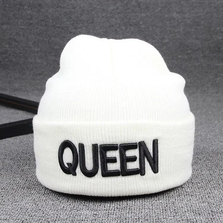 KING QUEEN Beanie