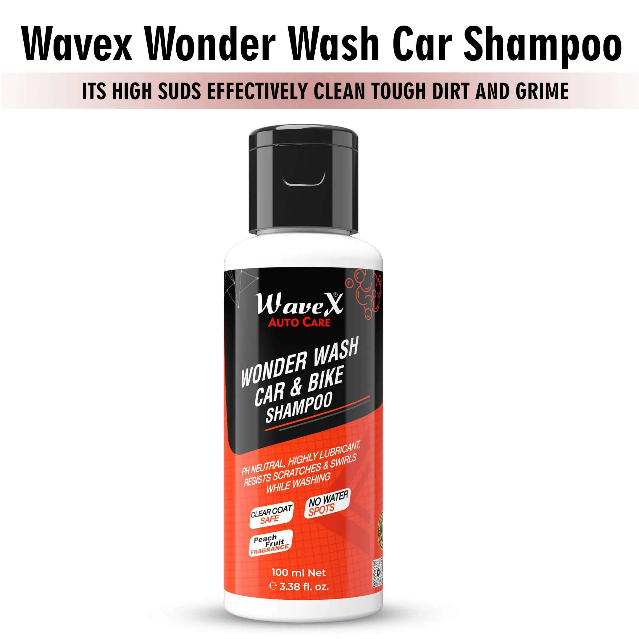 KIT-SCWW Silicone Glaze Polish 100ml, Chrome and Metal Polish 100ml and Wonder Wash Car and Bike Shampoo 100ml Combo