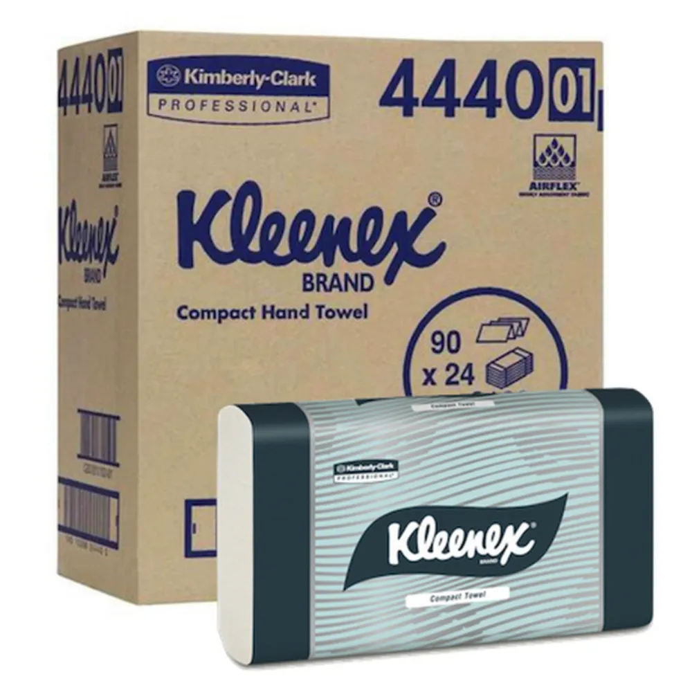 Kleenex Compact Hand Towel 24 Packs x 90 Towels (4440)
