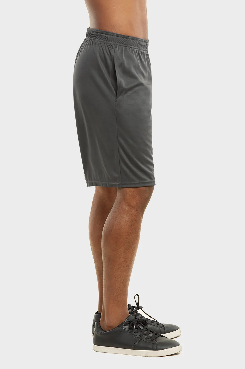 KNOCKER MEN'S ATHLETIC SHORTS (KMS4000_D.GREY)
