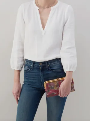 Lauren Print Wallet [ABFO-VI-3385]