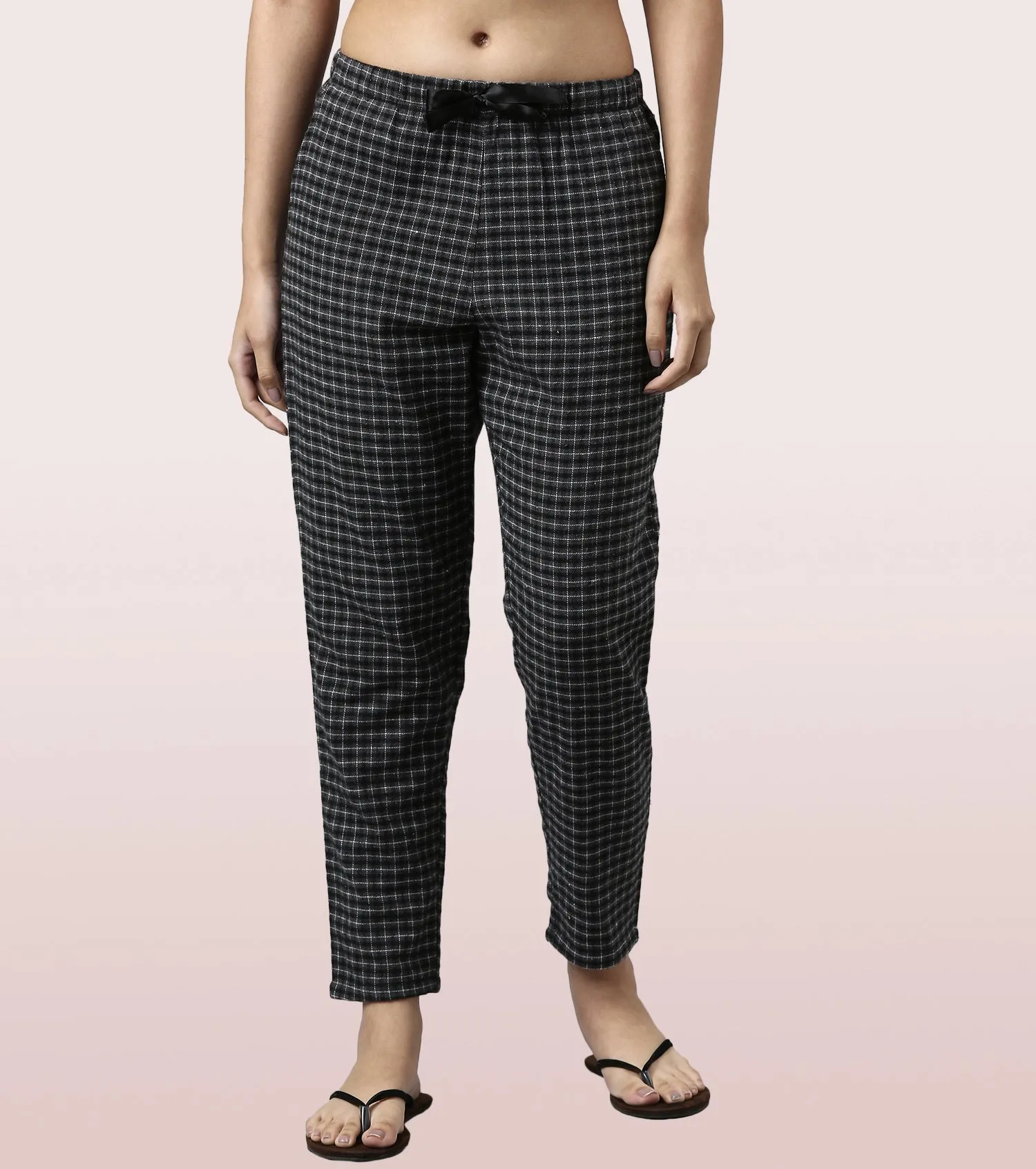 Lazy Pant Set | Cotton Flannel Woven Shirt And Pant Set
