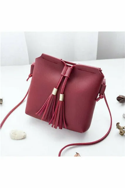 LeatherTassel Messenger Bags