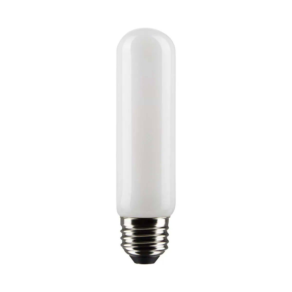 LED T10 Single Tube Bulb, 6W, 450lm, 3000K, 40W Equal, E26 Medium, Clear Finish, Pack Of 2