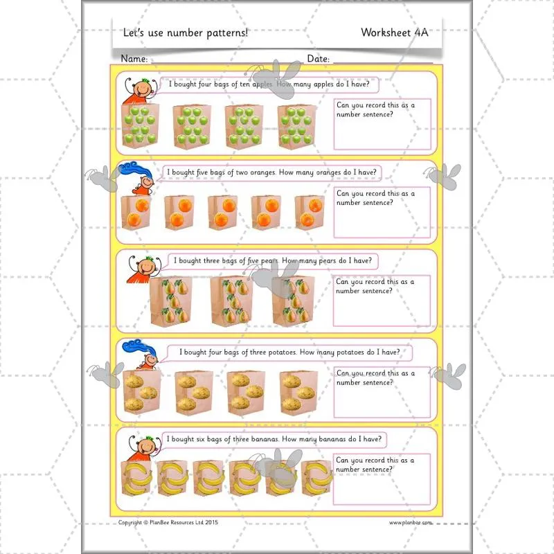 Let's use number patterns