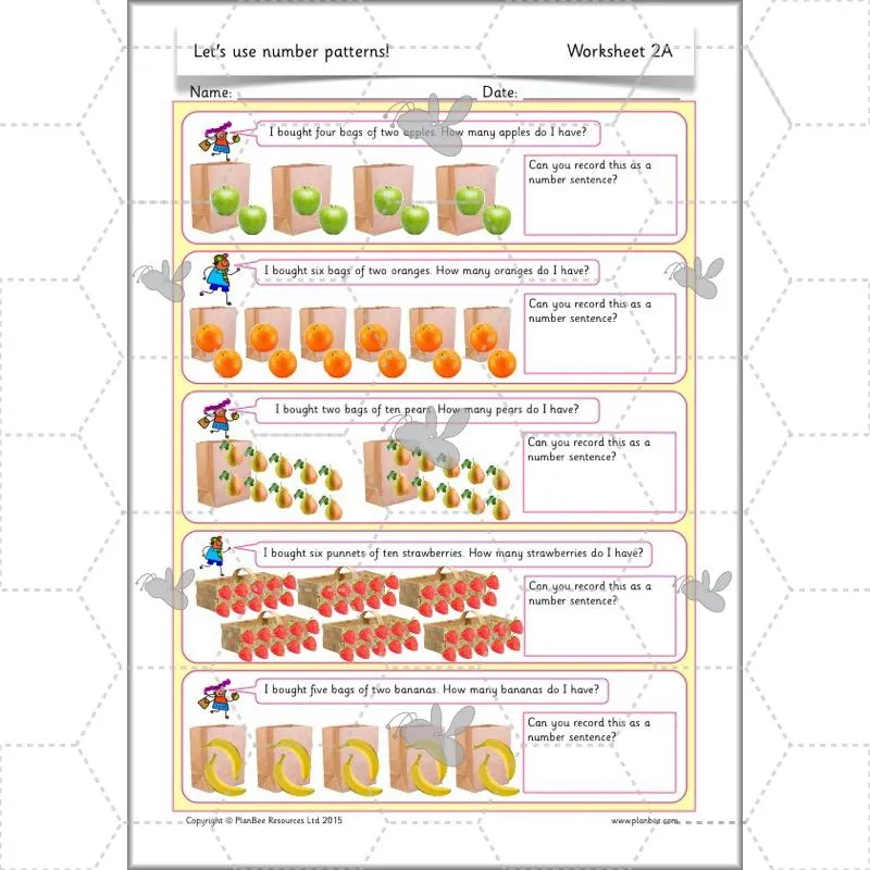 Let's use number patterns