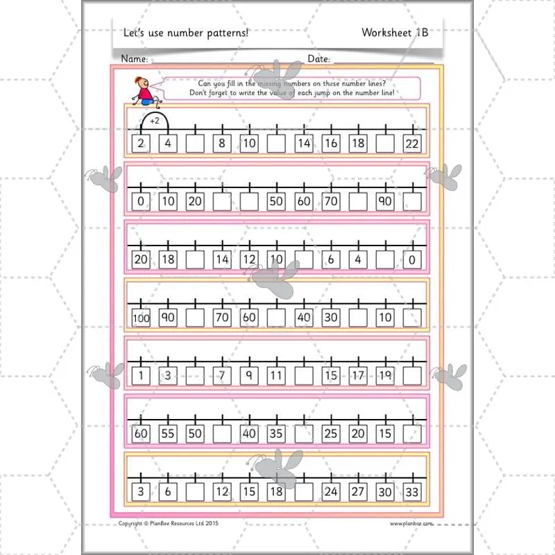 Let's use number patterns