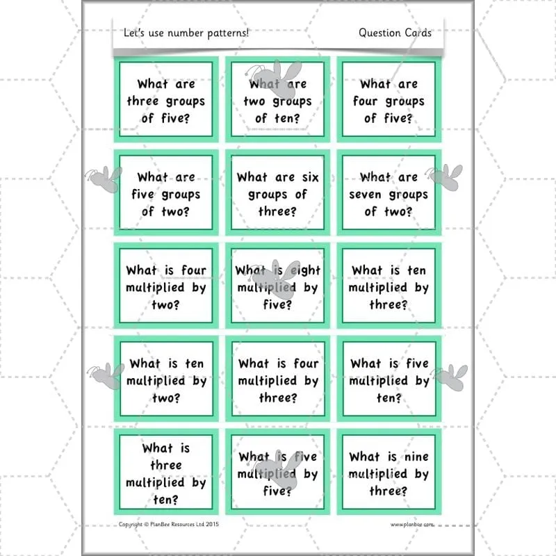 Let's use number patterns